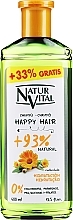 Szampon nawilżający do włosów - Natur Vital Happy Hair Moisturising Shampoo — Zdjęcie N1