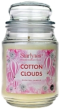 Świeca w szklanym słoju - Starlytes Cotton Clouds Scented Candle — Zdjęcie N1