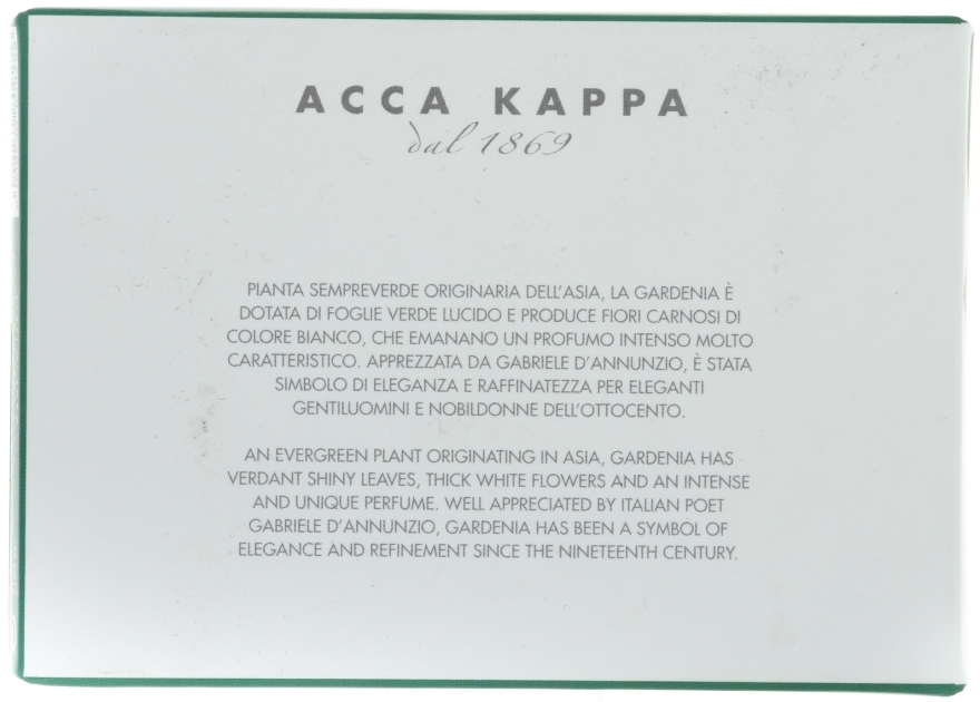 Mydło - Acca Kappa Gardenia — Zdjęcie N3
