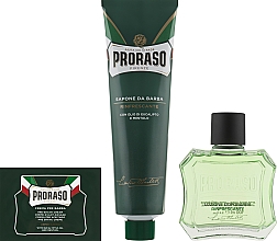 Zestaw do golenia dla mężczyzn - Proraso Green Classic Shaving Duo (sh/cr/150ml + ash/lot/100ml) — Zdjęcie N2