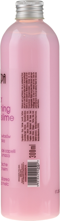 Jedwab do mycia włosów ze śluzem ślimaka - BingoSpa Silk For Hair Washing With Snail Slime — Zdjęcie N2