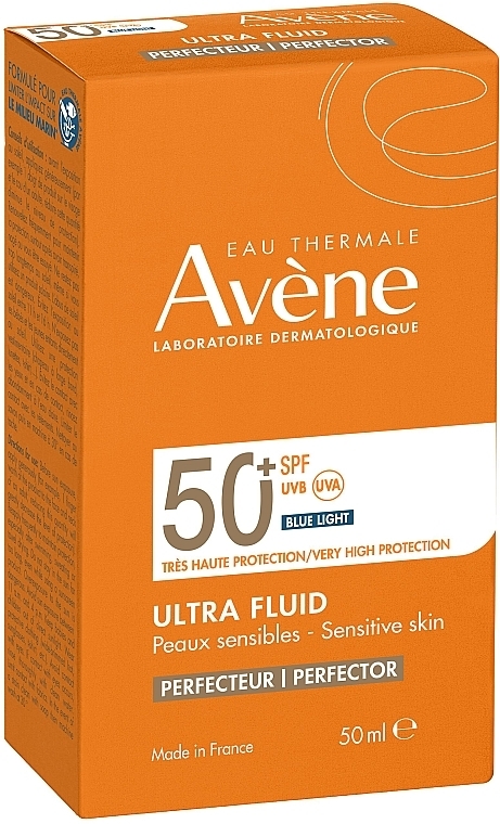 Fluid chroniący przed słońcem - Avene Eau Thermale Ultra Fluid Perfector SPF50+ — Zdjęcie N3