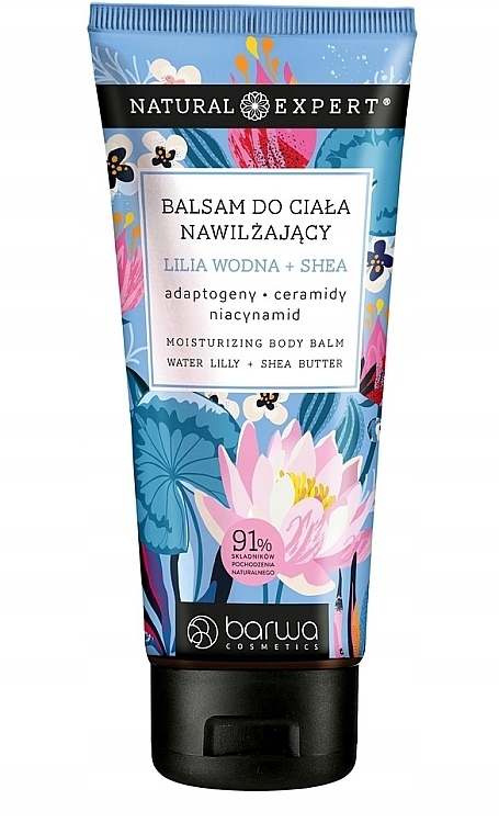 Nawilżający balsam do ciała Lilia wodna + shea - Barwa Natural Expert Moisturizing Body Balm Water Lily + Shea Butter — Zdjęcie N1