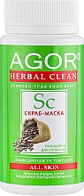 Tonizująca maseczka peelingująca do twarzy - Agor Herbal Clean All Skin — Zdjęcie N1