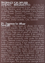 Wkład do dyfuzora zapachowego - Millefiori Milano Natural Sandalo Bergamotto Diffuser Refill — Zdjęcie N3