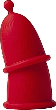 Kubek menstruacyjny, czerwony, 2 sztuki - Whoop De Doo Menstrual Cup Duo Pack — Zdjęcie N1