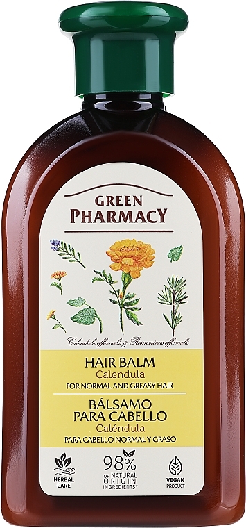 Balsam do włosów przetłuszczających się Nagietek lekarski i olejek rozmarynowy - Green Pharmacy