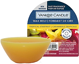 Wosk zapachowy do kominka - Yankee Candle Tropical Starfruit Wax Melt — Zdjęcie N1