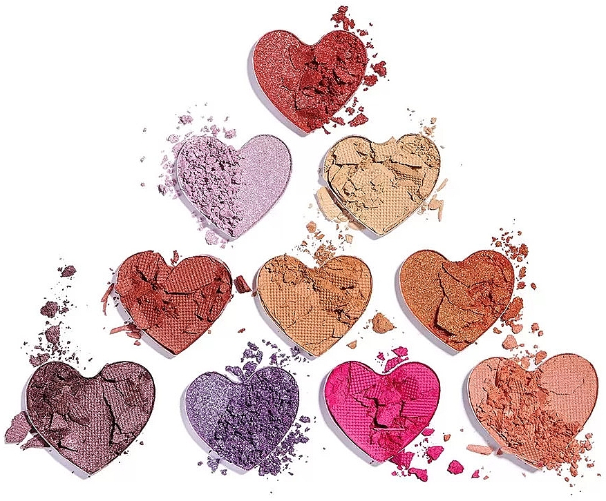 Paleta cieni do powiek - I Heart Revolution Heartbeats Eyeshadow Palette — Zdjęcie N5