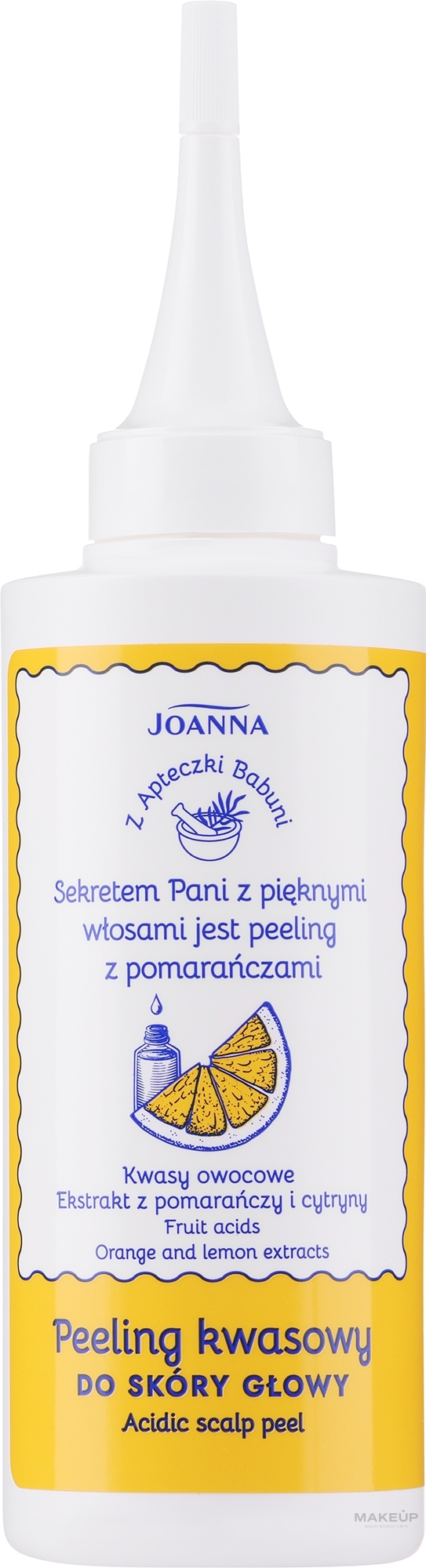 Peeling kwasowy do skóry głowy - Joanna Z apteczki babuni — Zdjęcie 150 ml