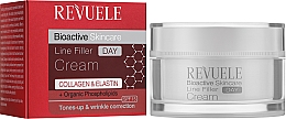 Krem do twarzy na dzień z kolagenem i elastyną - Revuele Bio Active Collagen & Elastin Line Filler Cream — Zdjęcie N1