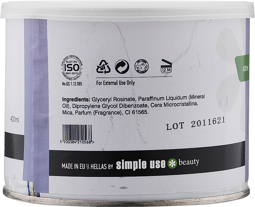 Ciepły wosk do depilacji w słoiczku Rozmaryn - Simple Use Beauty Depilation Wax — Zdjęcie N2