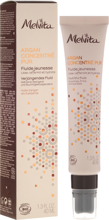 Skoncentrowany fluid odmładzający do twarzy - Melvita Argan Concentré Pur Youthful Fluid — Zdjęcie N1