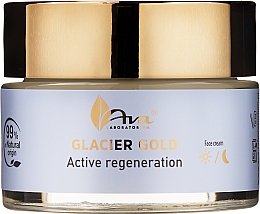 Rewitalizujący krem ​​do twarzy - AVA Laboratorium Glacier Gold Regeneration Face Cream — Zdjęcie N2