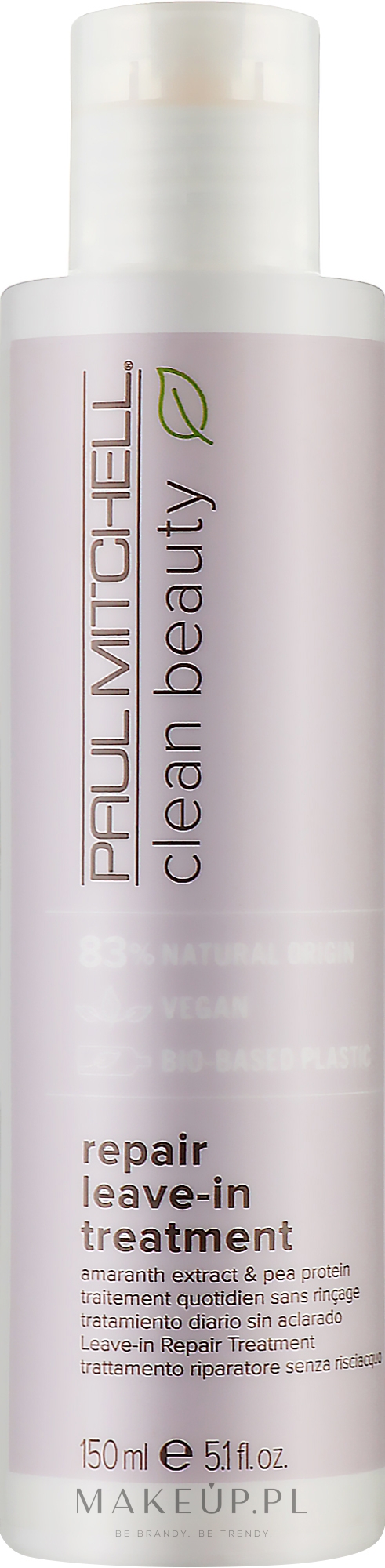 Regenerująca odżywka bez spłukiwania - Paul Mitchell Clean Beauty Repair Leave-In Treatment — Zdjęcie 150 ml