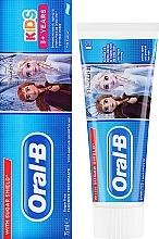 Pasta do zębów dla dzieci Kraina lodu II - Oral-B Junior Frozen II Toothpaste 3+ Yeards Kids — Zdjęcie N1