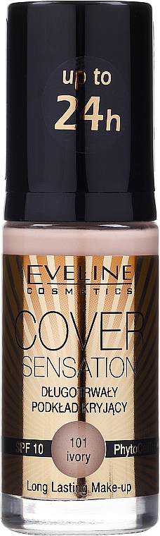 Długotrwały podkład kryjący - Eveline Cosmetics Cover Sensation 