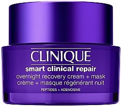 Nocna regenerująca maska-krem do twarzy - Clinique Smart Clinical Repair Overnight Recovery Cream + Mask — Zdjęcie N1