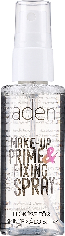 Baza i utrwalacz w sprayu do makijażu - Aden Cosmetics Make-Up Primer And Fixing Spray — Zdjęcie N1