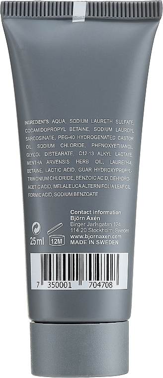 PREZENT! Sportowy szampon do włosów - BjOrn AxEn Sport Shampoo (mini) — Zdjęcie N2