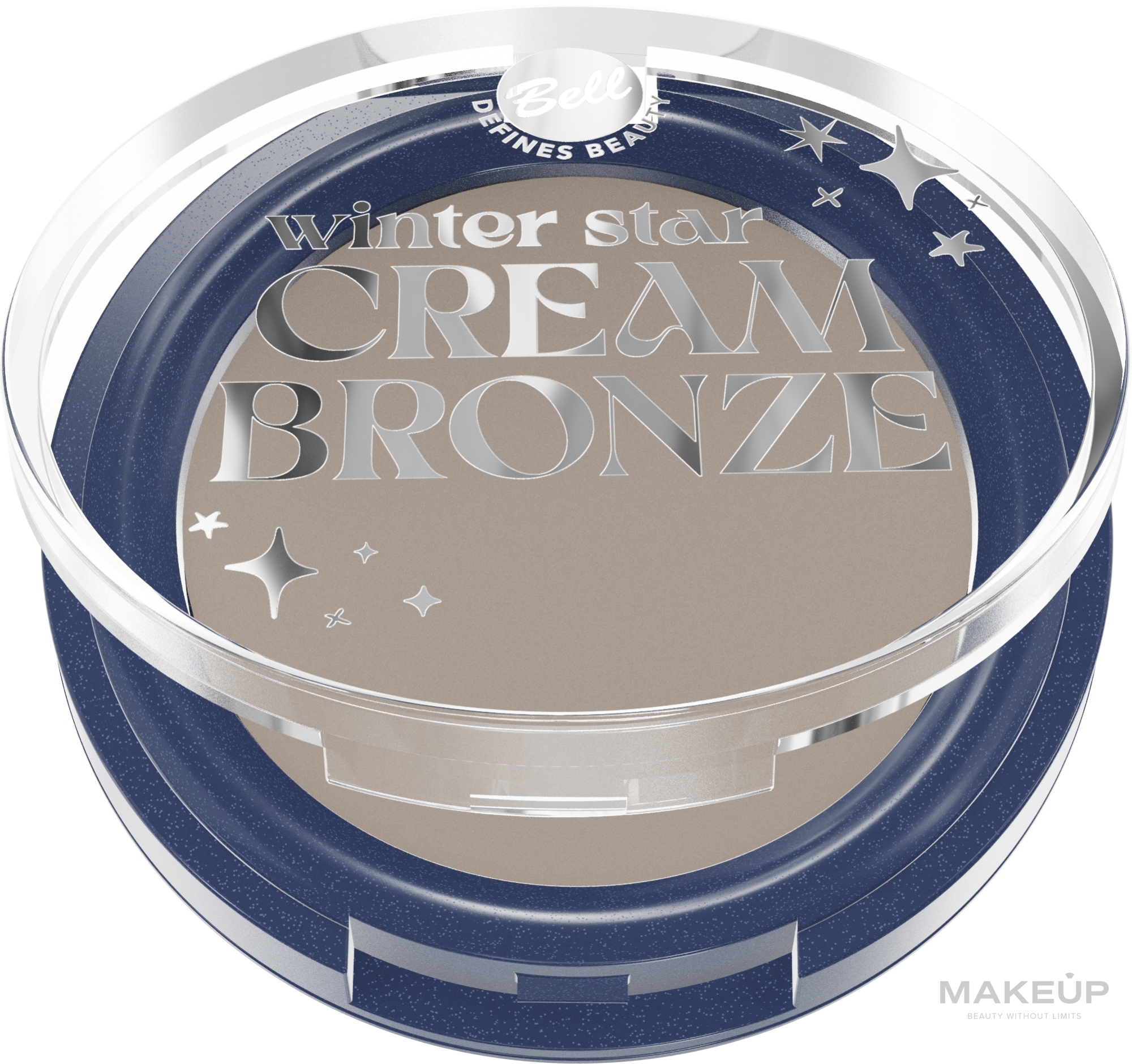 Kremowy bronzer do twarzy - Bell All Stars Winter Star Cream Bronze — Zdjęcie 01 - Frozen Shape