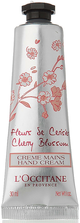 Perfumowany krem do rąk Kwiat wiśni - L'Occitane Cherry Blossom Hand Cream (miniprodukt) — Zdjęcie N1
