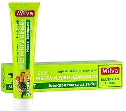 Kup Pasta do zębów z miętą i imbirem - Milva Wild Mint & Ginger Toothpaste