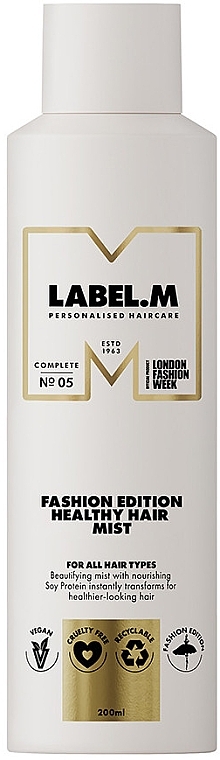 Nawilżający spray do włosów - Label.m Fashion Edition Healthy Hair Mist — Zdjęcie N1