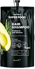 Kup Wzmacniający szampon do włosów Awokado i rozmaryn - Café Mimi Super Food Hair Shampoo Avocado & Rosemary