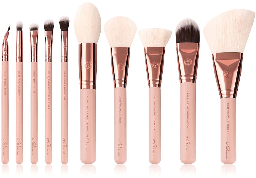 Zestaw pędzli do makijażu, 10 szt. - Luvia Cosmetics Rose Golden Vintage Brush Expansion Set — Zdjęcie N1