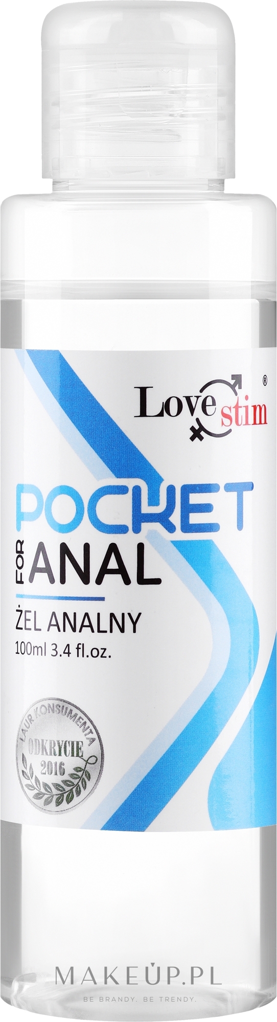 Analny żel intymny na bazie wody - Love Stim Pocket For Anal — Zdjęcie 100 ml