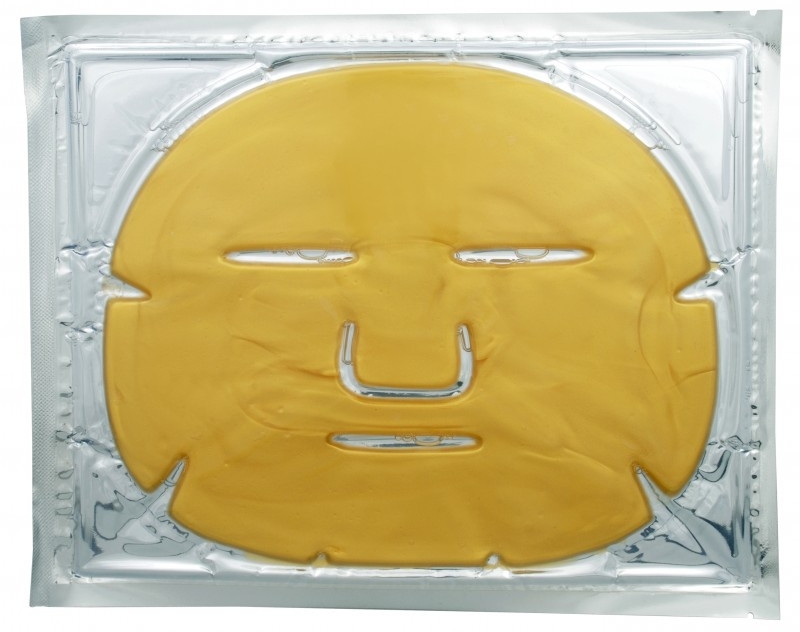 Kolagenowa maska ze złotem do twarzy - Brazil Keratin Gold Bio-collagen Facial Mask  — фото N1