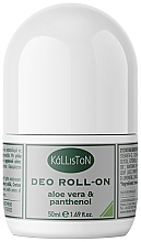 Dezodorant w kulce z aloesem i pantenolem - Kalliston Deodorant Roll-On With Aloe Vera & Panthenol — Zdjęcie N1