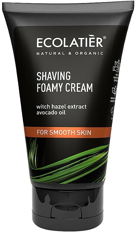 Krem do golenia - Ecolatier Shaving Foamy Cream for Smooth Skin — Zdjęcie N1