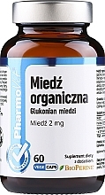 Suplement diety Miedź organiczna 60 szt. - Pharmovit Clean Label — Zdjęcie N1