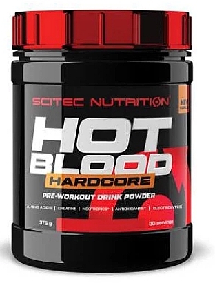 Kompleks przedtreningowy - Scitec Nutrition Hot Blood Hardcore Pink Lemonade — Zdjęcie N1