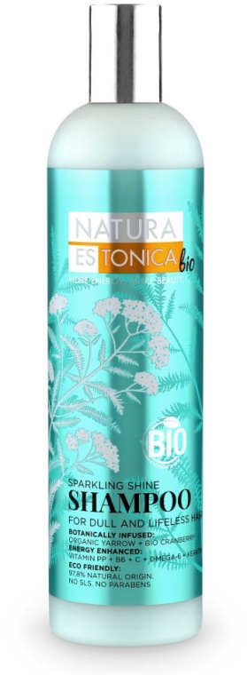 Szampon nadający włosom blask - Natura Estonica Bio Sparkling Shine Shampoo