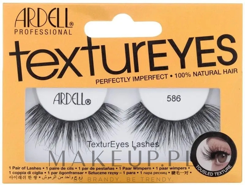 Sztuczne rzęsy - Ardell TexturEyes 586 False Eyelashes Black — Zdjęcie 2 szt.