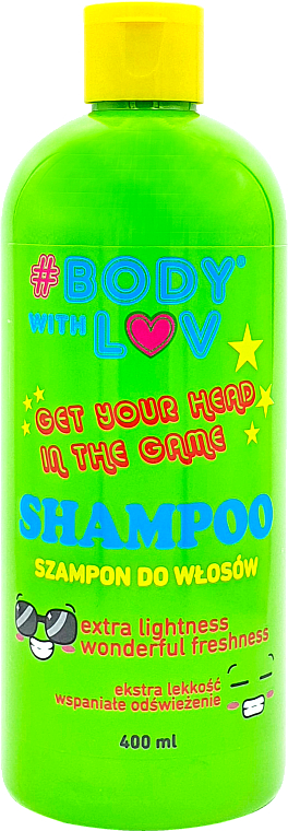 Odświeżający szampon do włosów cienkich i słabych - New Anna Cosmetics #Bodywithluv Shampoo — Zdjęcie N1