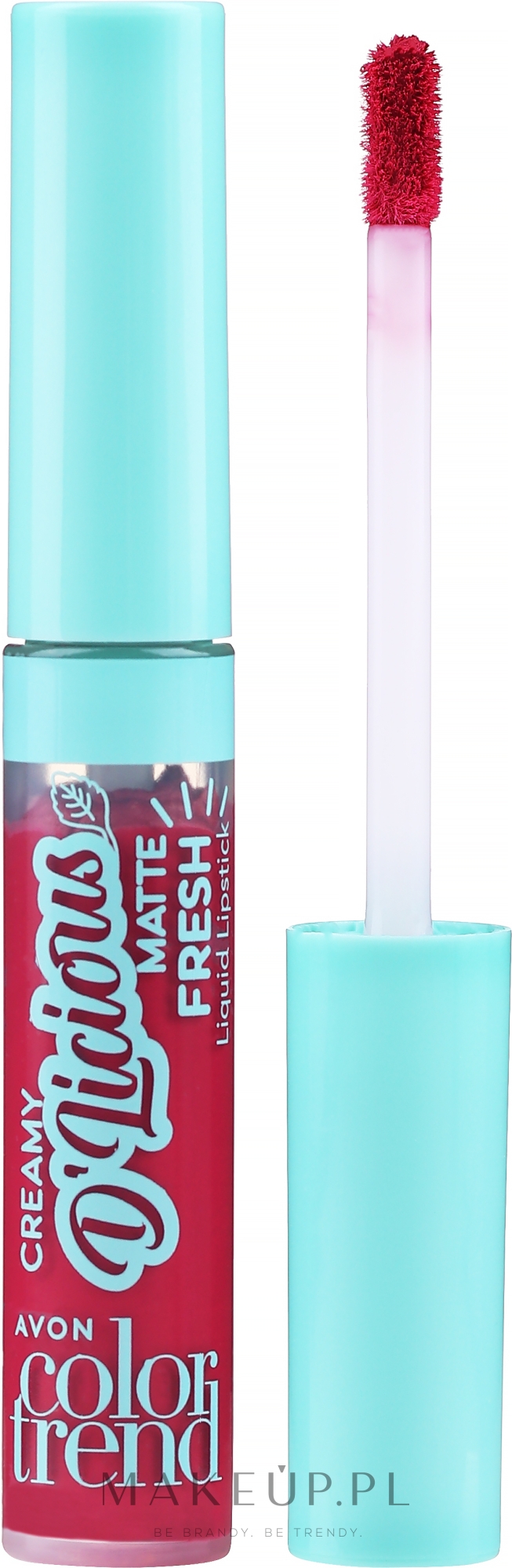 Szminka w płynie - Avon Color Trend D'Licious Creamy Matte Liquid Lipstick — фото Fresh Cherry