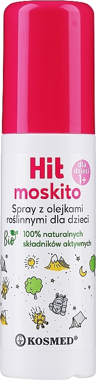 Spray odstraszający owady dla dzieci - Kosmed Hit Kids Spray — Zdjęcie N1