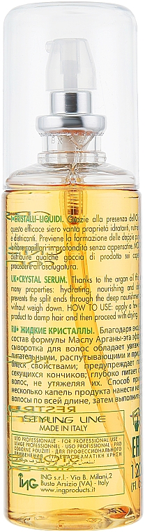 Serum do włosów z olejkiem arganowym - ING Professional Treat-ING Crystal Serum — Zdjęcie N2