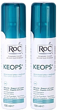Kup Zestaw - RoC Keops 48H Fresh Deodorant Spray (2 x deo/100ml)
