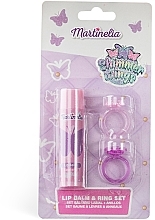 Zestaw - Martinelia Shimmer Wings Lip Balm & Ring Set (lip/balm/4g + ring/2 pcs) — Zdjęcie N2