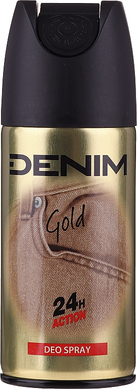 Denim Gold - Zestaw (ash/lot 100 ml + deo 150 ml + sh/gel 250 ml) — Zdjęcie N2