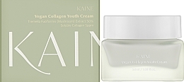 Wegański kolagenowy krem ​​odmładzający do twarzy - Kaine Vegan Collagen Youth Cream — Zdjęcie N2