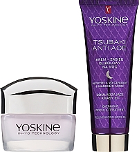 Zestaw - Yoskine Tsubaki Anti-age 65 + (f/cr/50ml + f/cr/15ml) — Zdjęcie N2