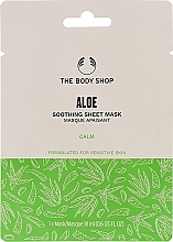 Kup Wegańska maseczka łagodząca Aloes - The Body Shop Aloe Soothing Sheet Mask