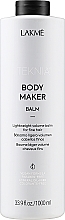 Lekki balsam zwiększający objętość do włosów cienkich - Lakmé Teknia Body Maker Balm — Zdjęcie N3