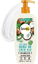 Nawilżający balsam do ciała z olejem kokosowym - Lovea Nature Moisturizing Body Lotion — Zdjęcie N2
